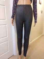 Womens Glitter Spandex casual wear Leggings. Size 10/12