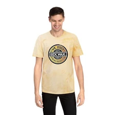 Mr. Zog's Sex Wax Outlaw Surf  Color Blast T-Shirt Yellow Logo