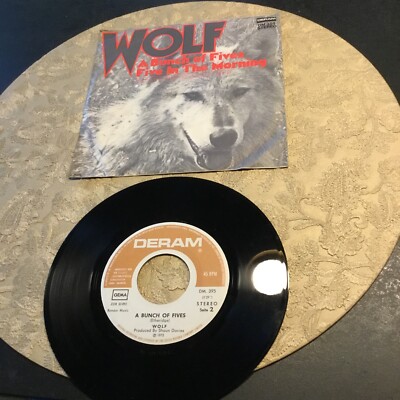 Wolf -Five In The Morning / A Bunch Of Fives- 7'' 45 Deram (DM 395)