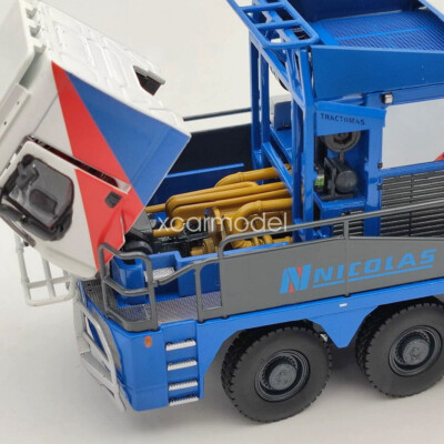 1/50 Scale Nicolas Tractomas Tractor Truck Blue/White Diecast