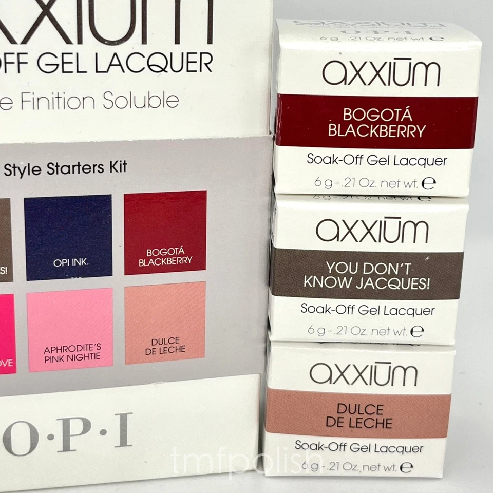 Nuevo Kit de iniciadores estilo OPI Axxium conjunto de cápsulas de esmalte de uñas en gel Foto 3 de 4