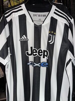 Adidas Juventus Ronaldo 2021/22 Home Jersey Size Large