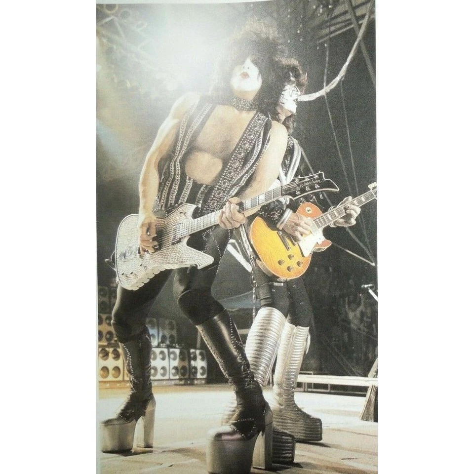KISS guitar player ACE FREHLEY original spaceman BRUCE KULICK unmasked PAUL GENE - Image 4 of 4