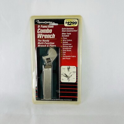9 Function Combo Wrench by HomeCenter,multi-function Wrench & Pliers, New