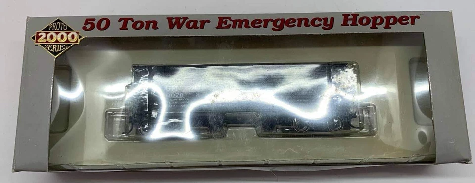 Life-Like Proto 2000 HO #60702 GM&O #23827 War Emergency Hopper Car - Image 2 of 3