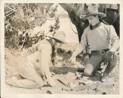 Poster De Film THE TEXAN Avec Tom Mix - Affiche Cinéma HQ 40x60cm Neuve
