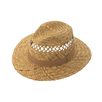Strohhut Hut Sommerhut Herrenhut von Faustmann in natur Made in Italy