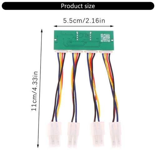 12V 4 in 1 Square 4Pin Fan Simulators Emulator Special For S21 S19K Desktop - Afbeelding 8 van 10