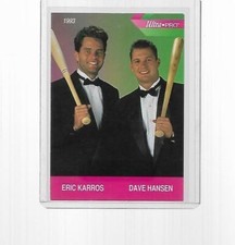 1993 Ultra-Pro Page Promos #5 Eric Karros Dave Hansen Baseball Card