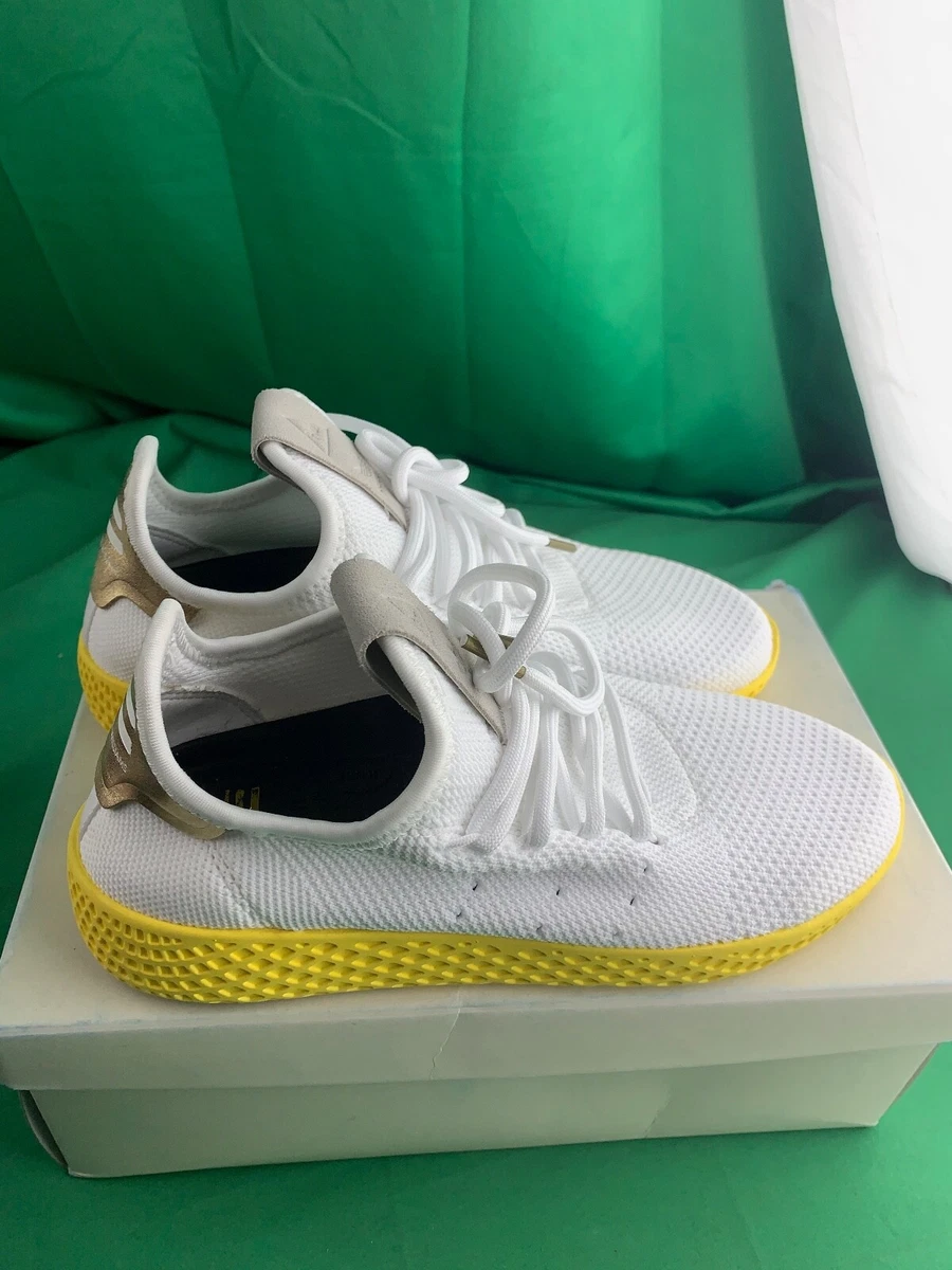 adidas Pharrell Williams Tennis Hu 'White/Yellow