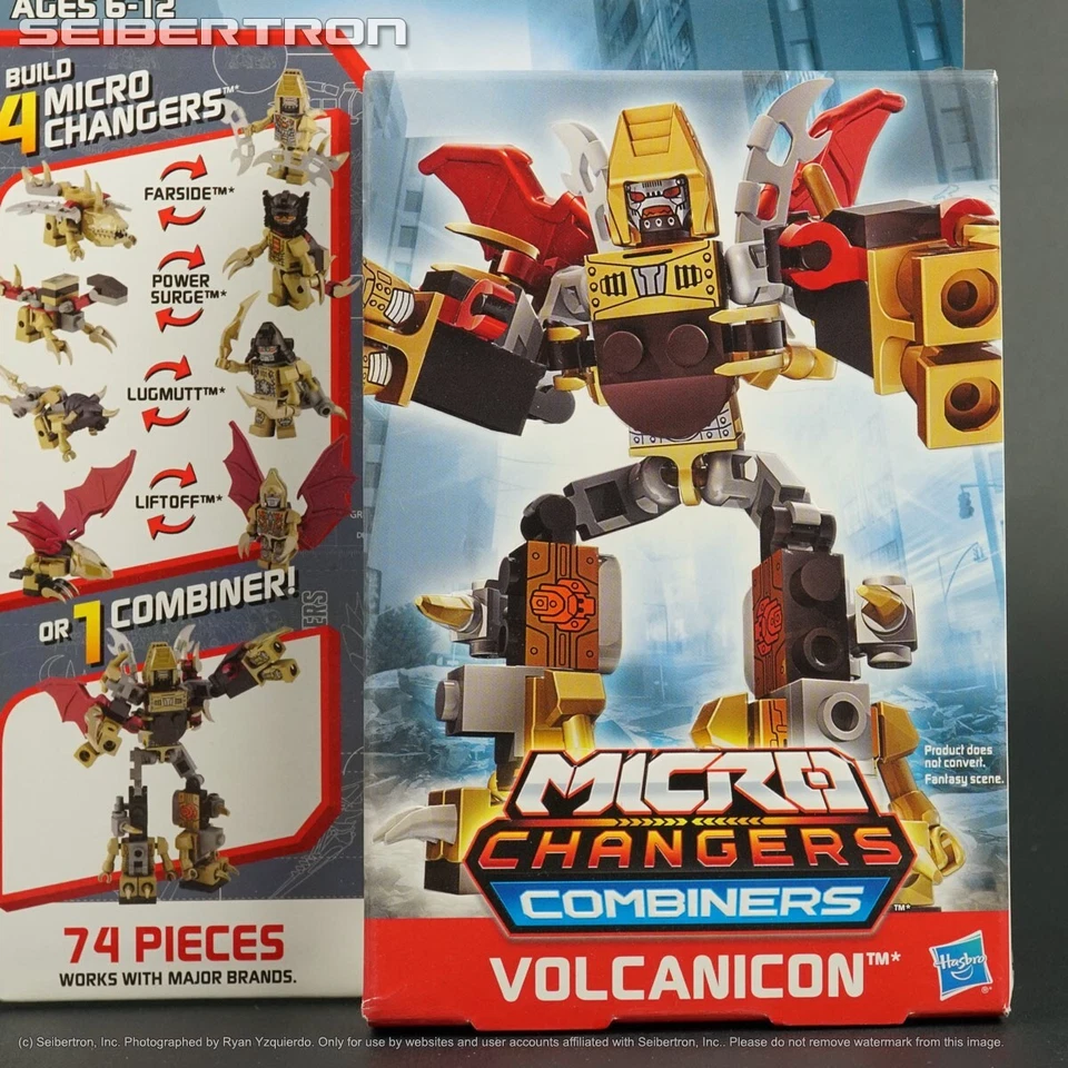 VOLCANICON Transformers Kre-o Micro-Changers Combiner Hasbro 2014 New - Image 2 of 4