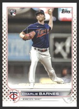 Charlie Barnes #641 2022 Topps Gold Star Minnesota TwinsRC Rookie