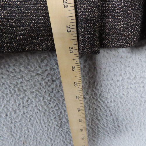 Pendleton Suit Set 8 Petite Brown Jacket Skirt Wool Blend Faux Leather Trim - Picture 13 of 16