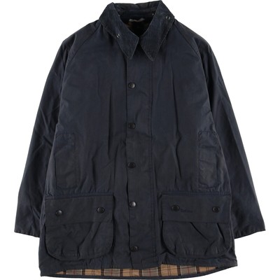 00'S Barbour BEAUFORT Waxed Cotton Oiled Jacket Made in England C40 Men's M ...