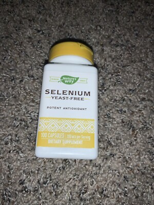 Nature's Way Selenium 200mcg 100 Capsules Boost Support Healthy Immune System