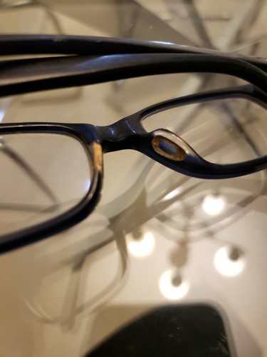Oakley Impulsive Eyeglasses Dark Blue 5 Priced Cheap Well Worn oakley eyeglasses - Picture 3 of 8