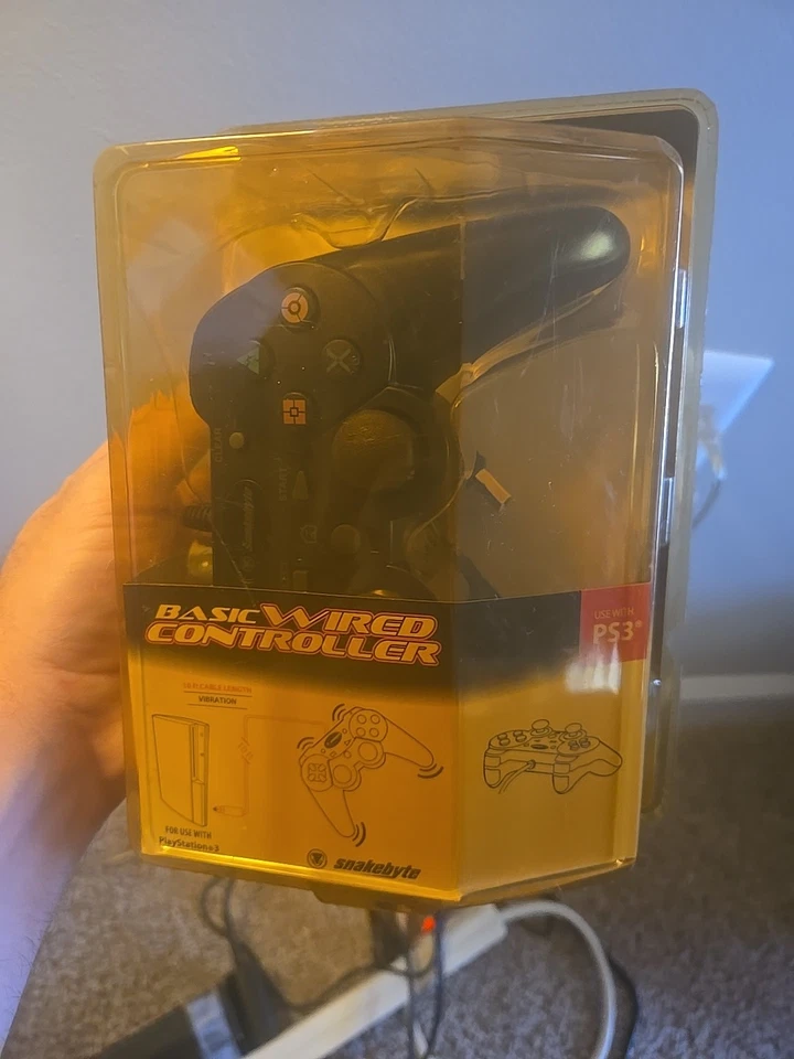 Snakebyte SB00566 Premium Wired Controller Black For PS3 New - Image 2 of 4