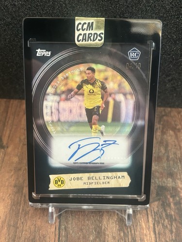 2025-26 Topps Focus Borussia Dortmund Jobe Bellingham  Auto/10  Viewfinder BVB