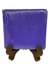 Creative Memories Scrapbook Album  Purple Foil Square Swirls Design NEW Sealed