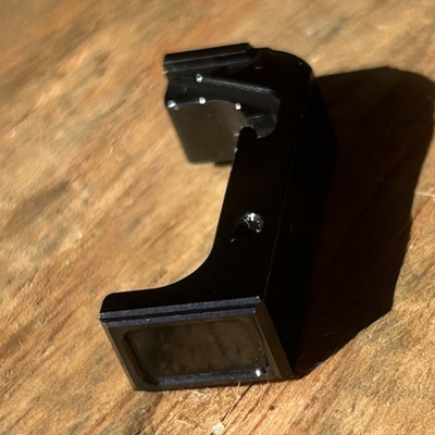 Black Plastic Camera Hand Grip Rubberized Universal Compatible
