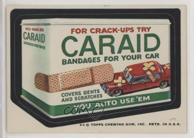 #ad #ad 1974 Topps Wacky Packages Series 10 Caraid Bandages 0h1 $6.58