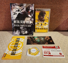 Jp Metal Gear Solid Peace Walker Cib Psp Video Game W Strategy Guide Us Seller