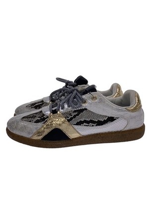 Desigual Low Cut Sneakers Uk6.5 Multi Color Python Pattern G9E65
