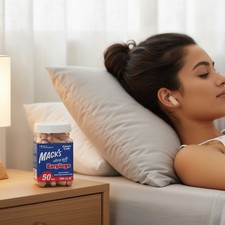 Ultra Soft Foam Earplugs - 50 Pairs with 33dB Noise Reduction for Peaceful Sleep