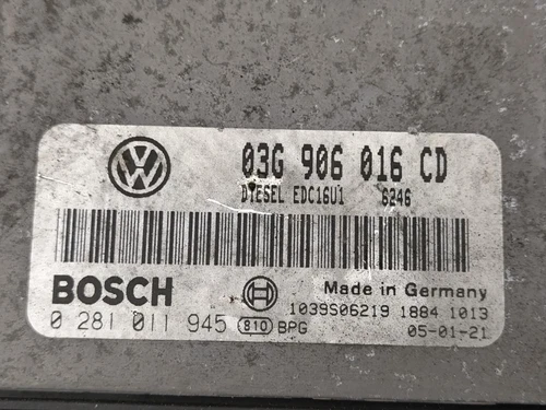 03G906016CD Centralita Motor Uce para VOLKSWAGEN TOURAN (1T1) * 2005 2299545 - Imagen 3 de 10