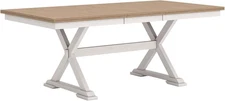 Westlinport Casual Dining Butterfly Extension Table with Self-Storing Butterfly
