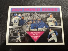2025 Topps Heritage - World Series Champions Los Angeles Dodgers #462 Chrome