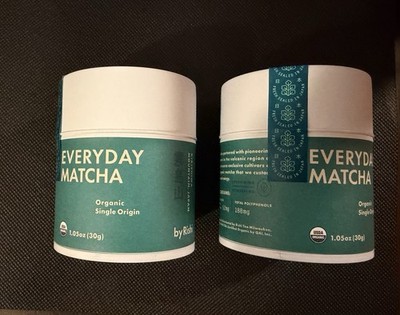 Matcha Powder Everyday .Single origin 1.05 Oz EACH/ TWO PACKS! By Rishi Japan