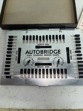 Vintage 1950 Auto Bridge Play Yourself game No. PB Deluxe Pocket Model With Card
