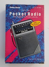 Radio Shack Digital AM/FM Portable Pocket Radio 12-454 New