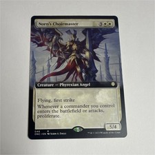 Magic: The Gathering Norn's Choirmaster Commander Rare 046 Extended Art Angel