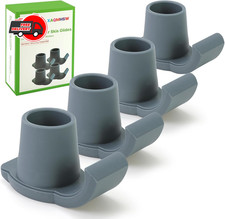4 Pack Walker Skis Glides   Universal Sliders for Folding Walkers, Ideal Mobilit