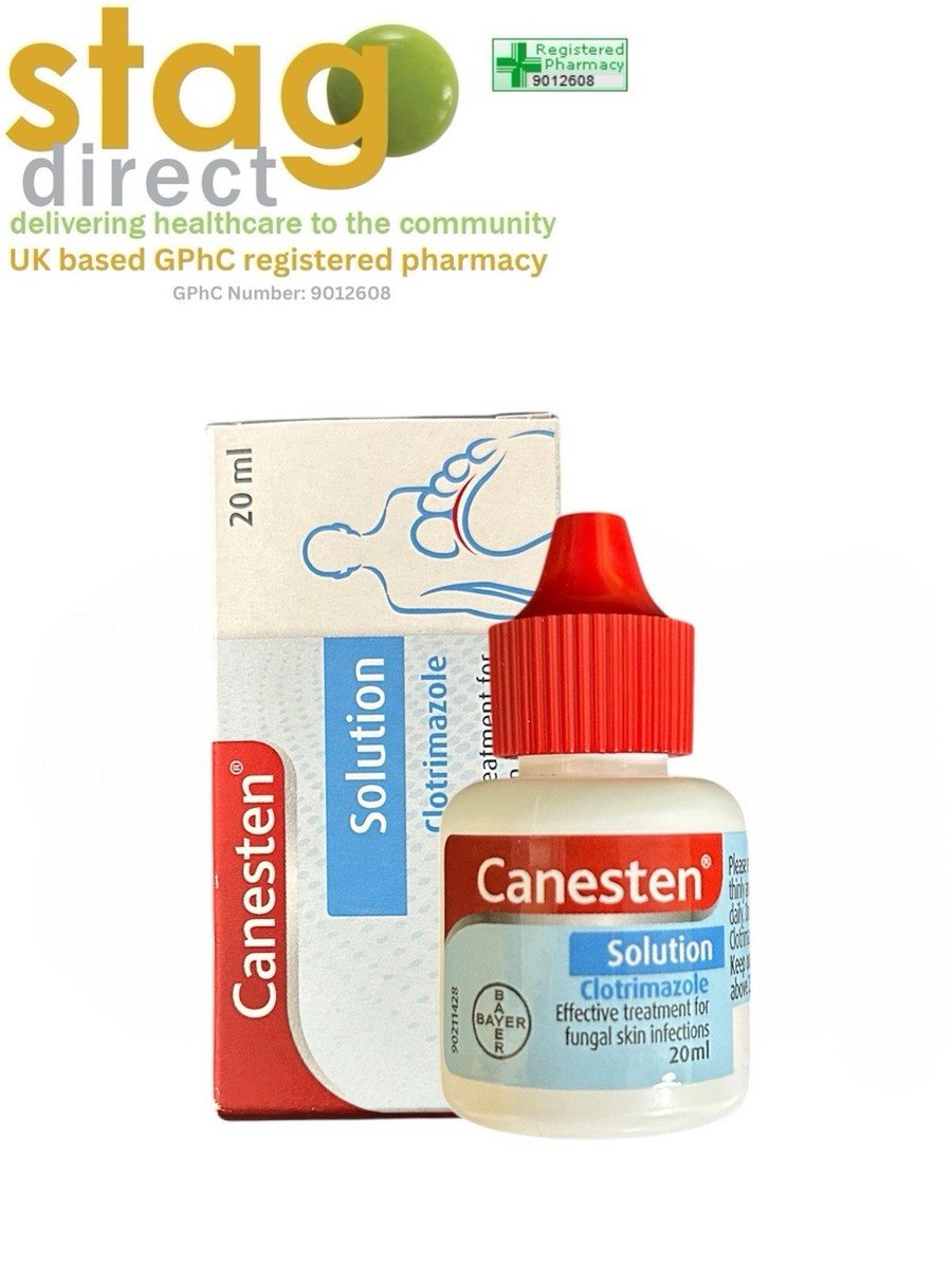 Canesten 1% Anti Fungal Solution 20ml UK