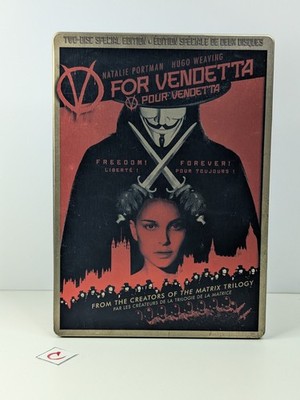 V For Vendetta - Steelbook (DVD, 2 Disc Special Edition)