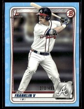2020 Bowman Draft Sky Blue 1st Jesse Franklin V /499 Braves #BD-17