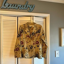 Alfred Dunner SZ 10 Floral Embroidered Blazer
