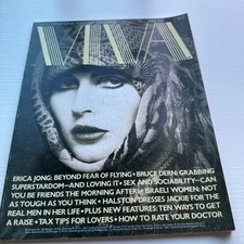 #N90- Viva April 1976 Erica Jong Fear of Flying Bruce Dern Israeli Women Vtg