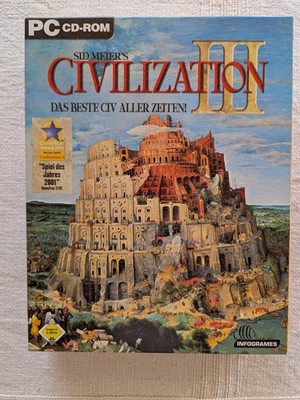 Big Box; Sid Meier's Civilization III; Top Zustand;