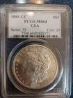 1885-O Morgan Dollar - MS-64 PCGS