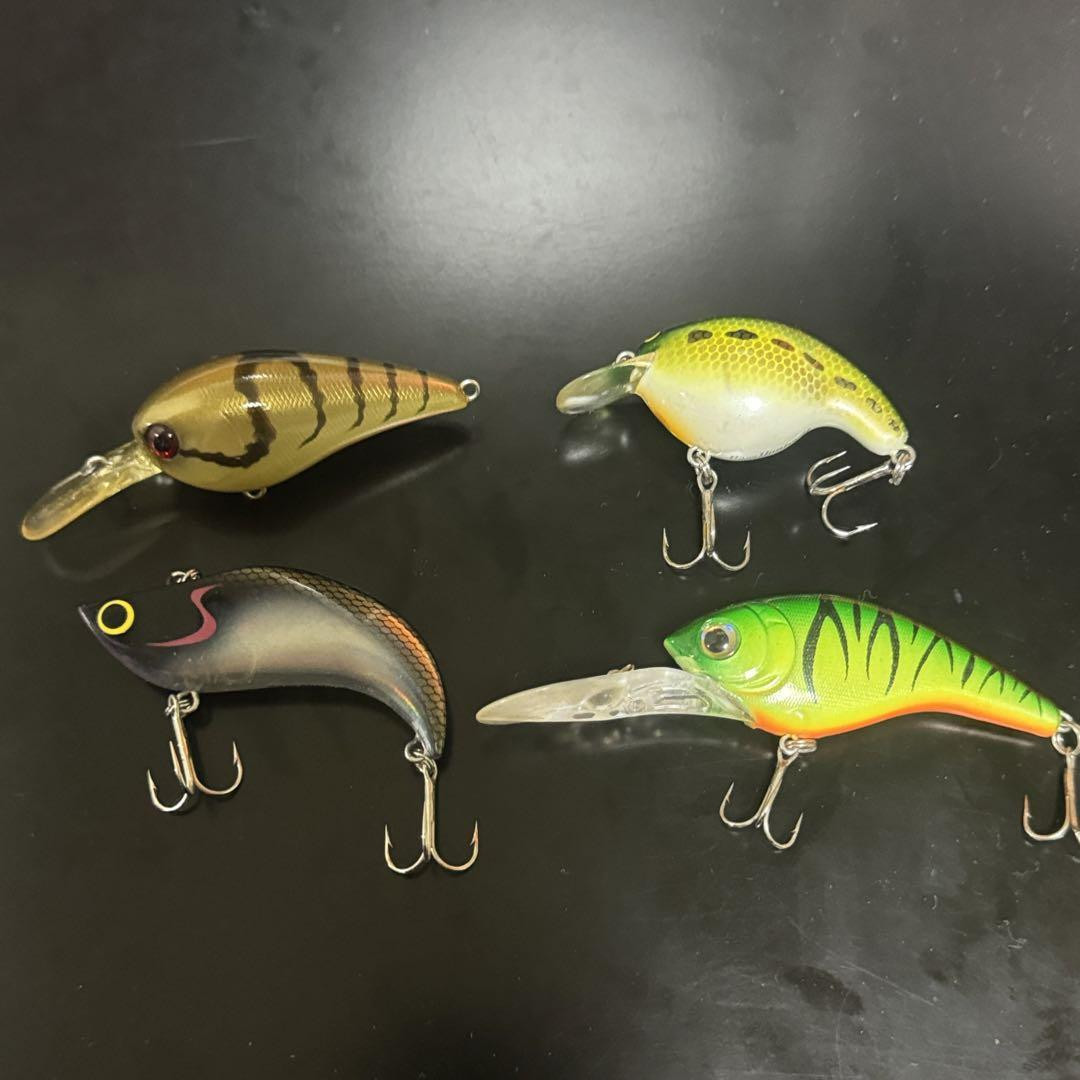 4-Piece Premium Fishing Lure Set - Jackall Daiwa Smith Crankbaits  