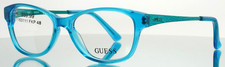 GUESS GU9135-3 089 Blue Girls Kids Semi Cat Eye Eyeglasses 48-15-130 B:35