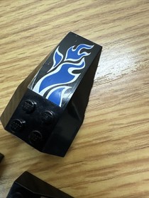 Lego City 7045 Hovercraft Hideout Shark Bow Angle 3x12 Left & Right & Mid 47695