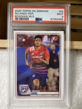 2020 TOPPS BOWMAN MLS RICARDO PEPI PSA 9 Rookie Card RC FC DALLAS USMNT🇺🇸🇺🇸