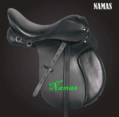 General Purpose All Purpose Genuine Leather Jumping Horse Saddle Size 14'' To 19''