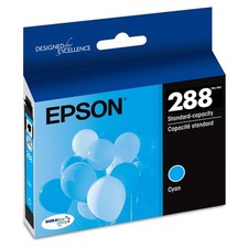 EPSON 288 DURABrite Ultra Ink Standard Capacity Cyan Cartridge (T288220-S)