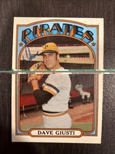 DAVE GIUSTI 1972 TOPPS AUTOGRAPHED SIGNED AUTO BASEBALL CARD WU